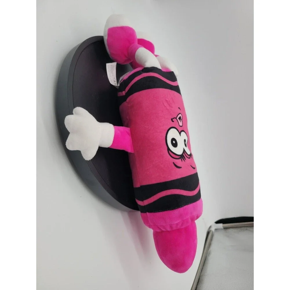 Hallmark Crayola Experience Crayon Smiling Jazzberry Jam Pink Plush 20